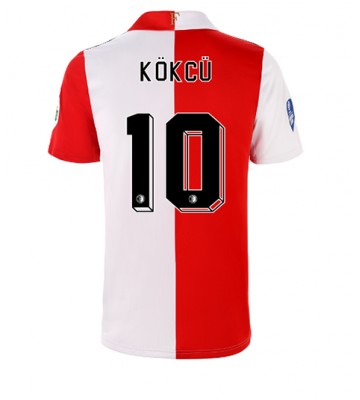 Feyenoord Orkun Kokcu #10 Hjemmedrakt 2022-23 Kortermet